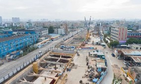 東部快線地鐵14號線明年通車，旭東圍擋廠家為城市安全建設美麗屏障！